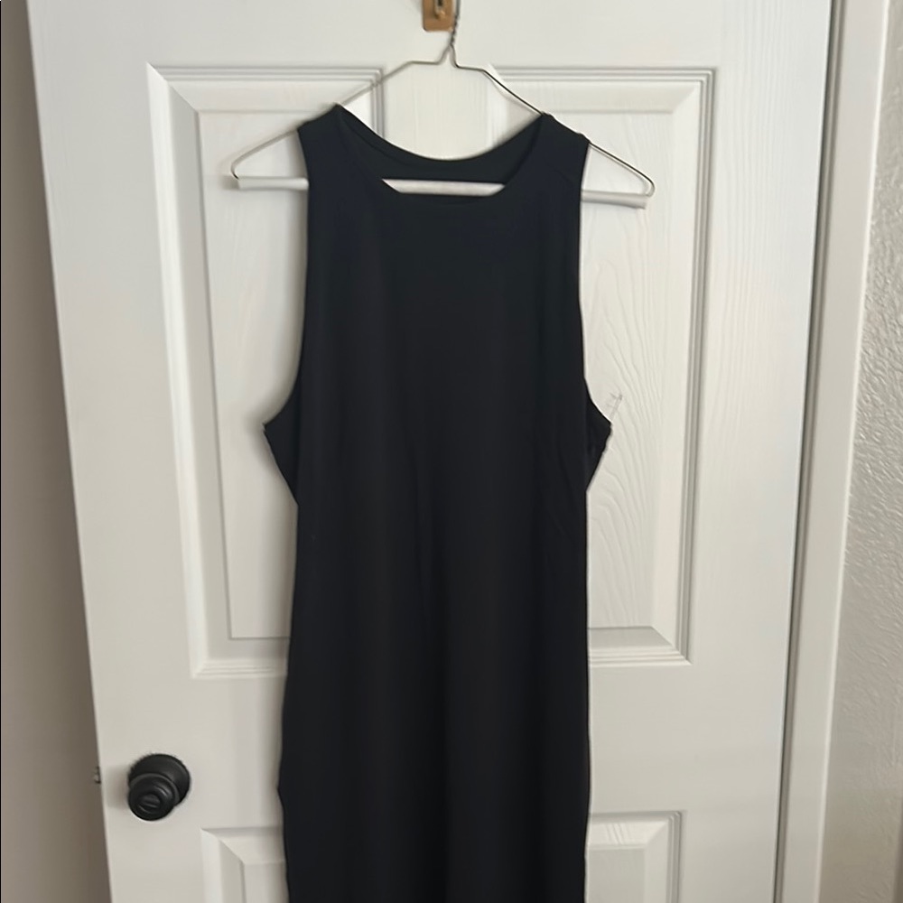 Lululemon Athletica Black Backless Dress